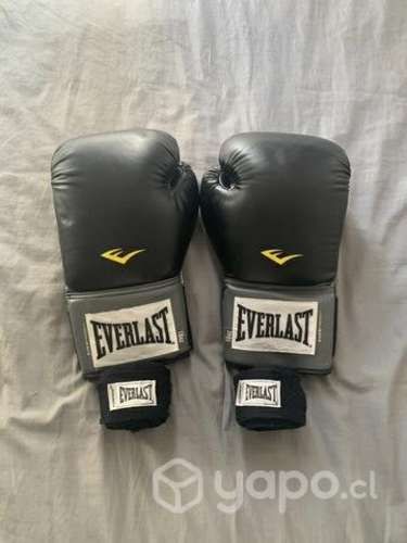 Guantes de box everlast + vendas