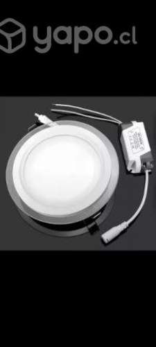 Pack X10 Foco Led Panel Cristal 6w Embutido Plafón