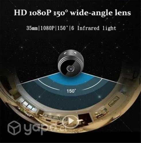 Mini Cámara Seguridad Inalámbrica 1080P HD Wifi