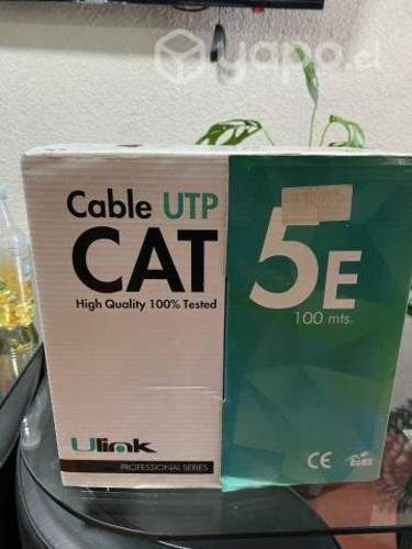 CABLES UTP CAT 5E 100 MTS