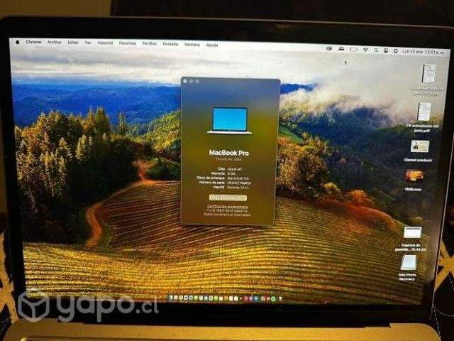 MacBook Pro M1 de 250GB