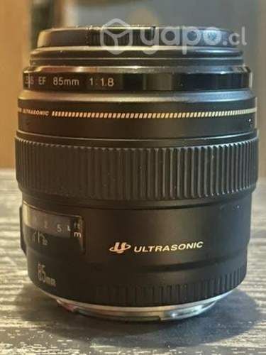Lente canon 85mm 1.8
