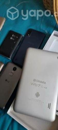 Teléfonos Buenos y de repuesto + table