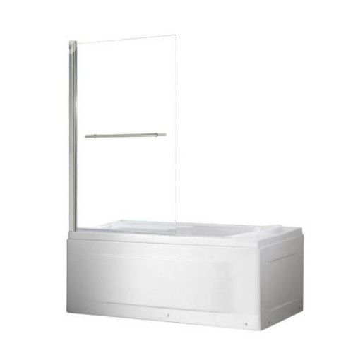 Mampara baño abatible Bariloche 140x90cm 5mm