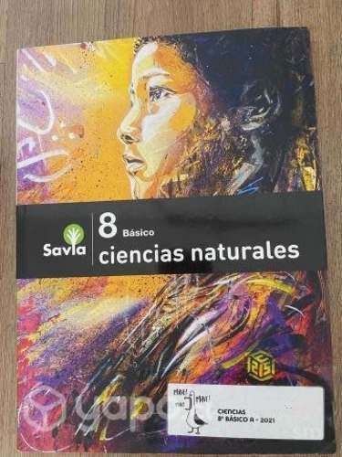 Libro Ciencias Naturales 8vo Básico Savia