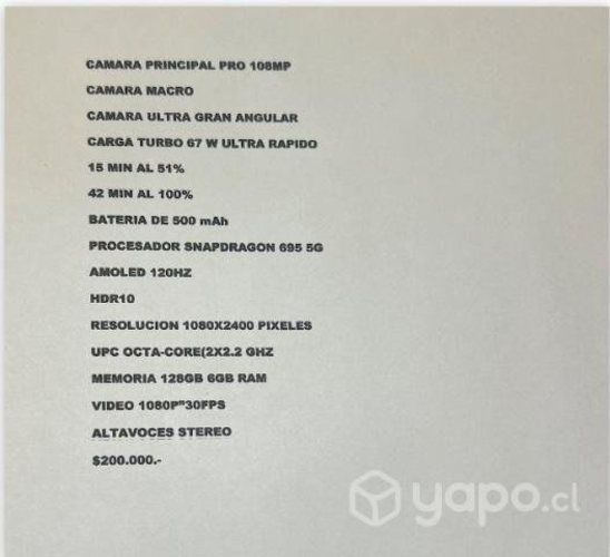 Celular Xiaomi redmi note 11 pro 5g