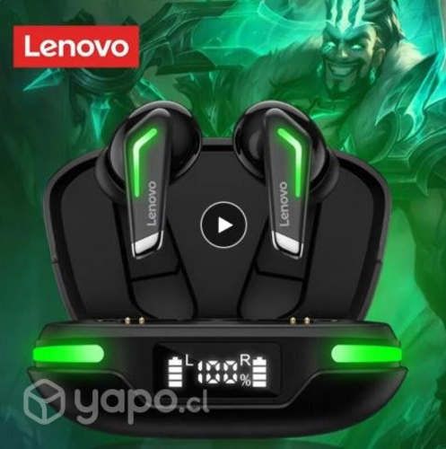 Espectaculares audífonos bluetooth Lenovo. Nuevos