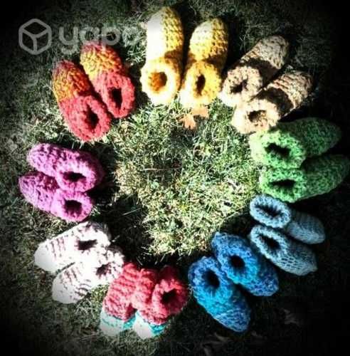 Pantuflas tejidas de lana de oveja