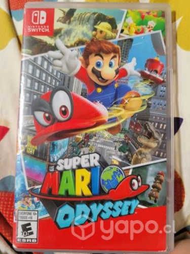 Juegos Nintendo switch Mario oddysey y super smash
