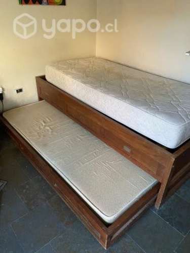 Cama nido de 1 plaza y 1/2