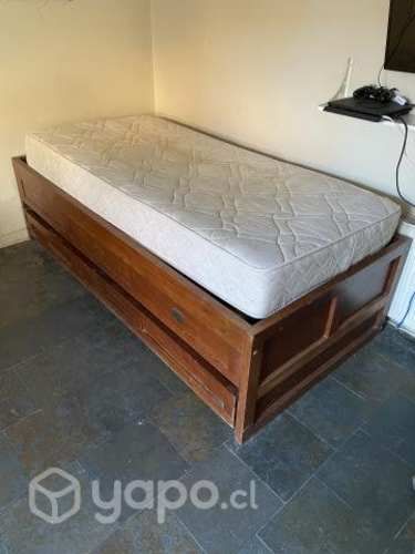 Cama nido de 1 plaza y 1/2