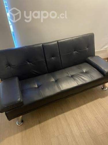 Futon cama con portavasos