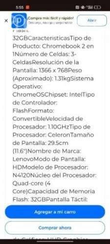 Chromebook Lenovo pantalla táctil