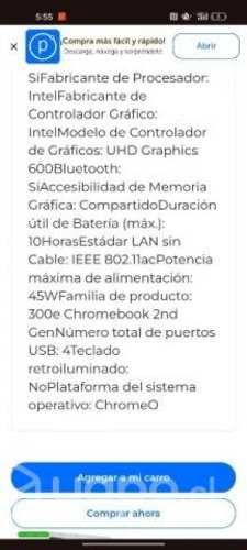 Chromebook Lenovo pantalla táctil