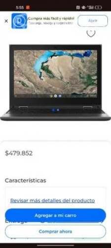 Chromebook Lenovo pantalla táctil