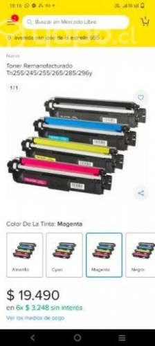 Toner nuevo sellado