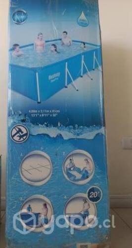 Piscina BESTWAY STEEL PRO 4.00MTS X 2.11MTS X 81CM