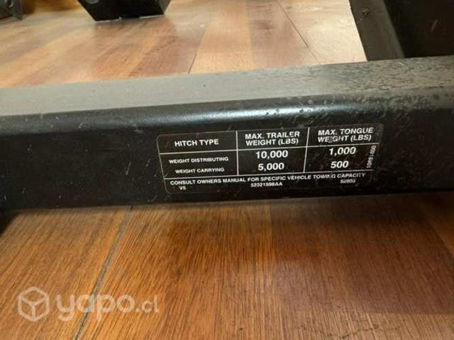 Tiro arrastre dodge caravan