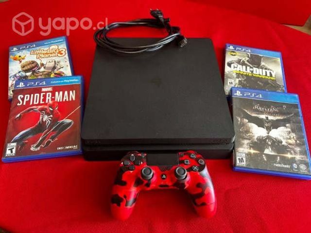 PS4 - 4 Juegos - un joystick