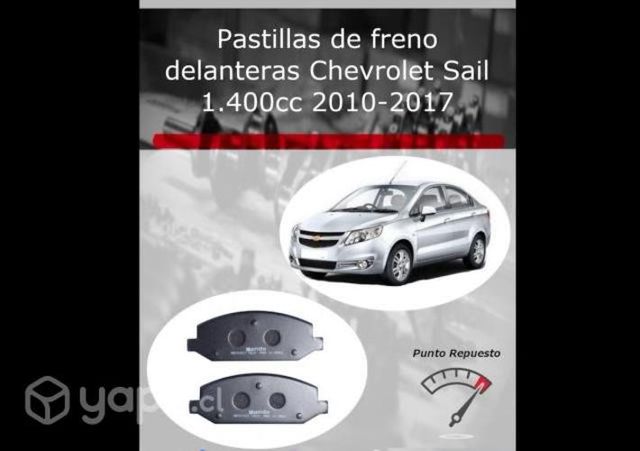 Pastillas de freno Chevrolet Sail 1.4cc 2010-2017
