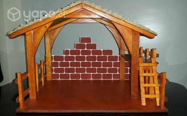 Pesebre grande con escalera