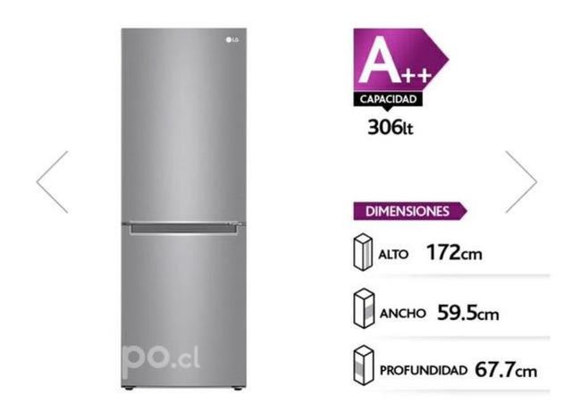 Refrigerador LG Bottom Freezer 306 Litros