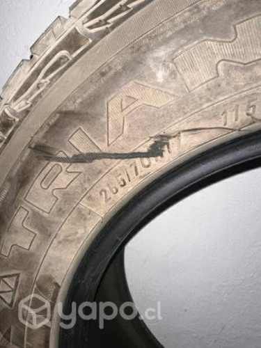 2 neumaticos 165/70r17 en buen estado 70%