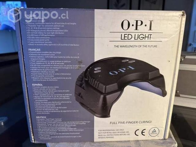 Lámpara led OPI con esmaltes permanentes y otros