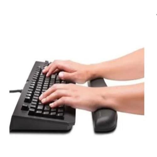 Apoya muñeca teclado genius. pad teclado negro