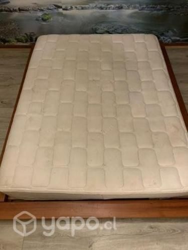 Cama baja madera de roble