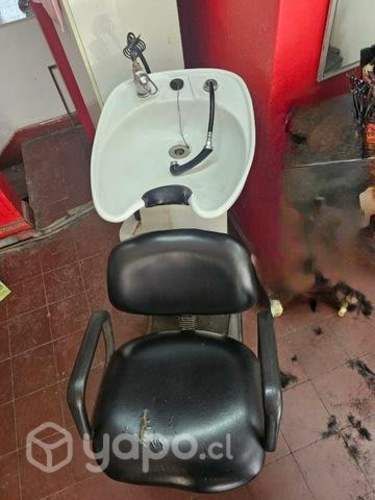 Lavapelo enlozado peluqueria