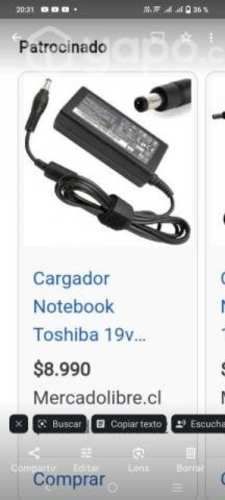 Cargador computador