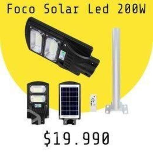 Foco Solar Led Exterior 200w