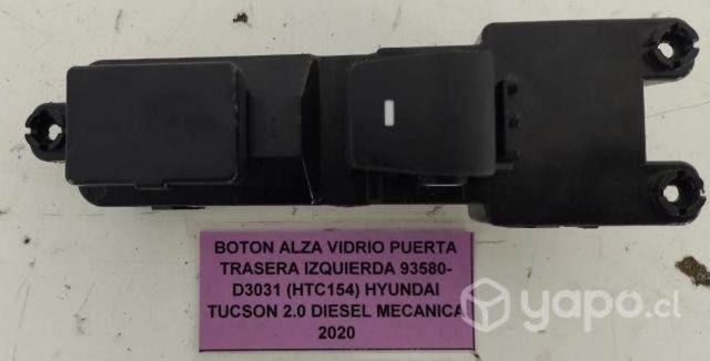 Boton Alza Vidrio Pta tras izq (HTC154) Tucson 2.0
