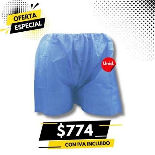 Bata Paciente Tela SMS Adulto Azul