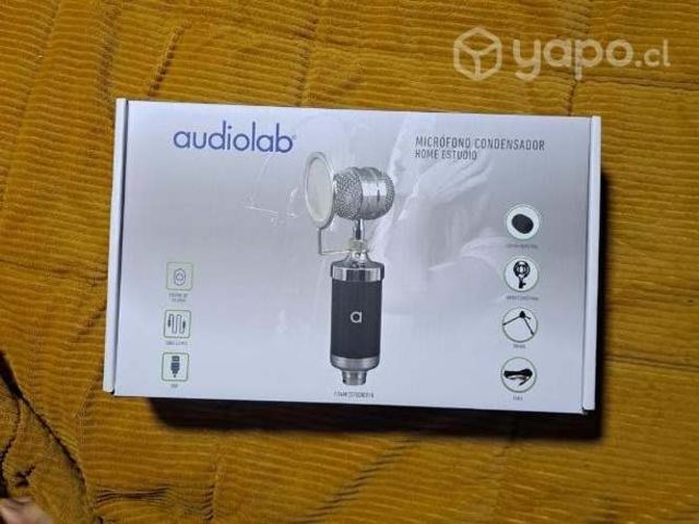 Micrófono Condensador Home Studio Sellado