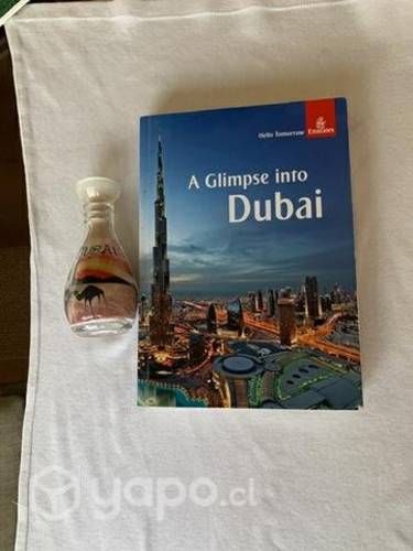 Una mirada a Dubai +adorno de arena y vela