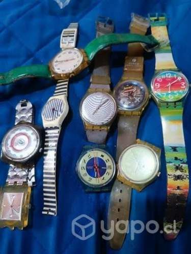 Relojes Swatch con todo protector de la pila con c