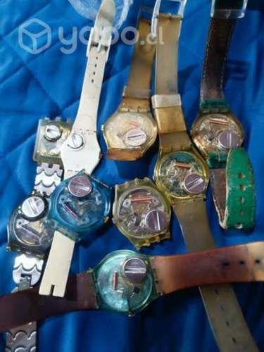Relojes Swatch con todo protector de la pila con c