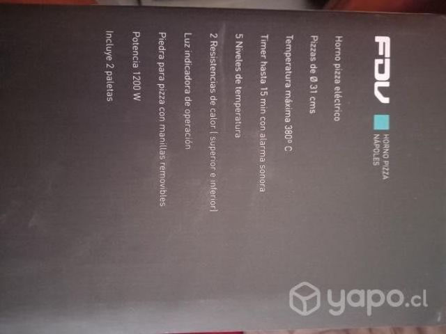 Horno pizzero electrico nuevo