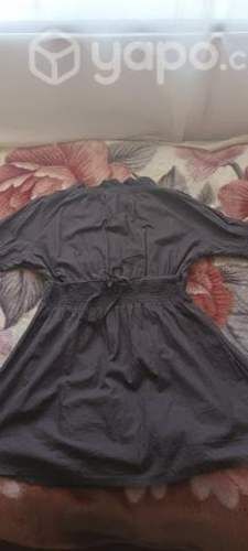 Polera larga gris oscuro xl 2000