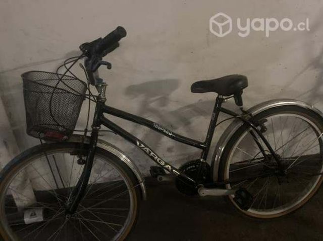 Bicicleta carga de paseo con canastillo