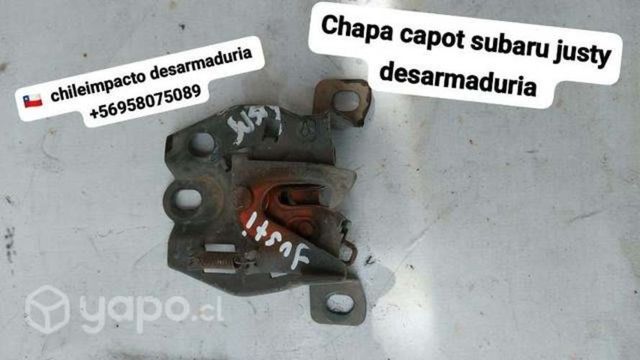 Chapa capo Subaru justi desarmaduría