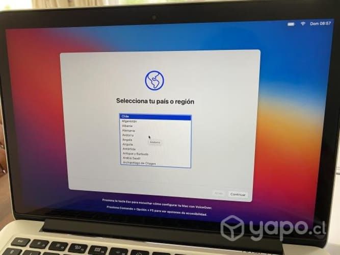 Macbook pro retina 13 pulgadas, early 2015