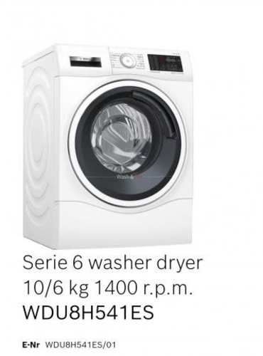 Lavadora / Secadora Bosch WDU8H541ES