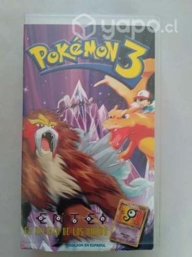 Pokémon película pokémon 3 - vhs