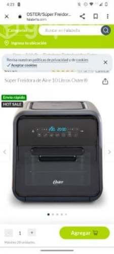 Se vende freidora al aire 10 litros Oster