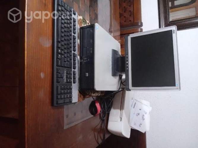 Computador hp con impresora