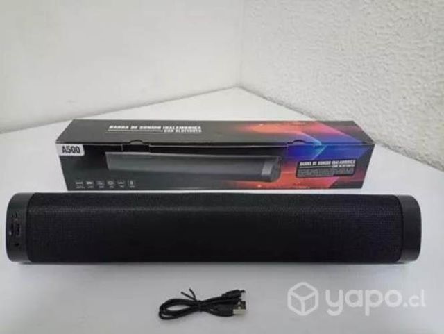 Barra de sonido y batidora