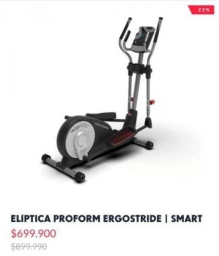 Elíptica proform ergostride / smart